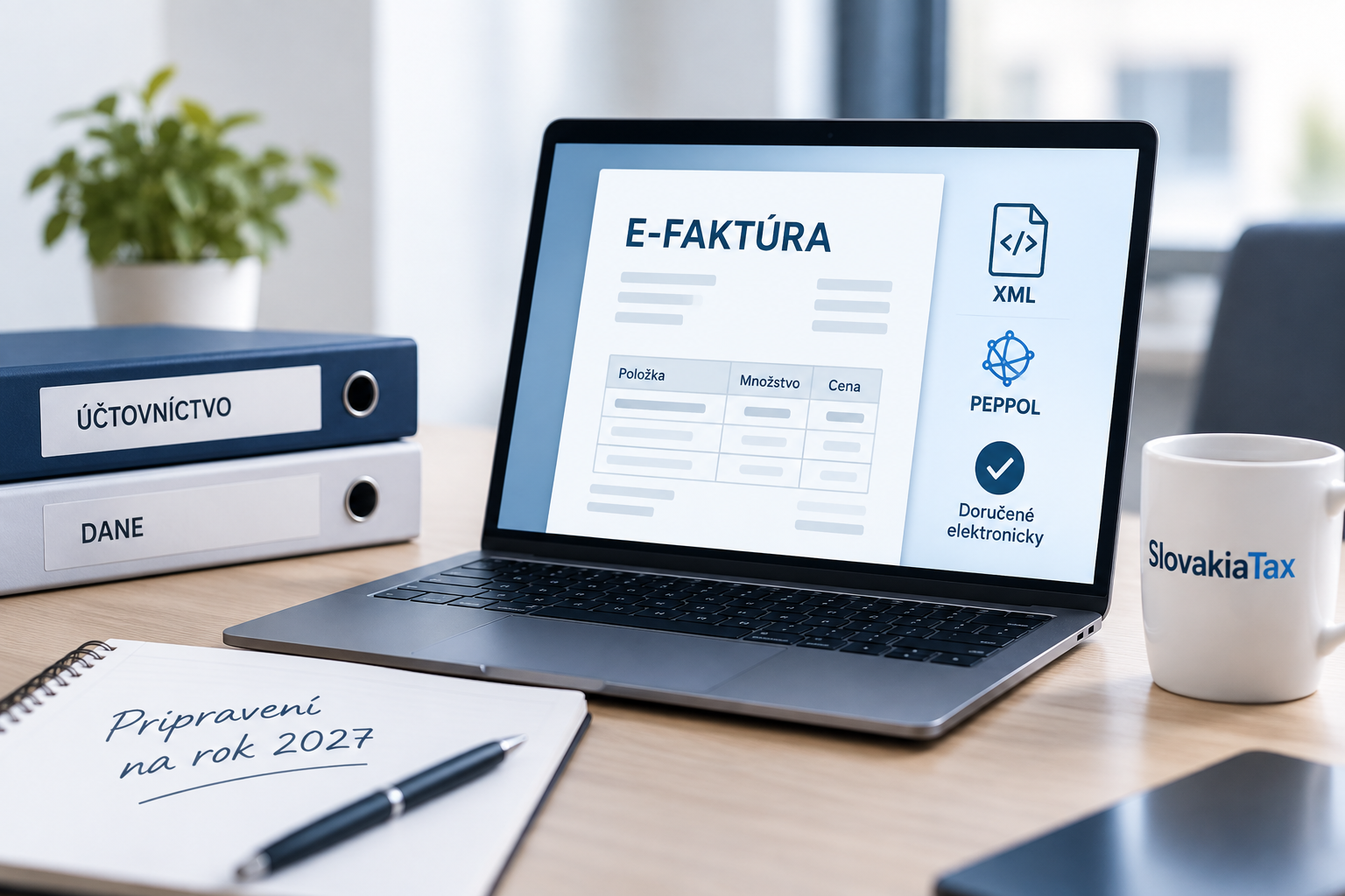 Povinná e-faktúra od 1. januára 2027: čo sa mení pre firmy a živnostníkov
